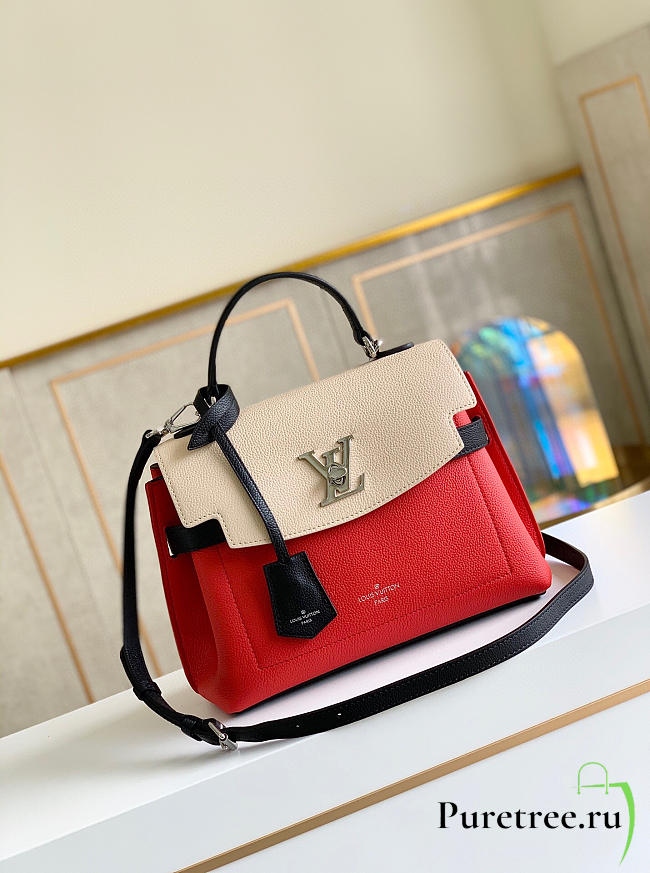 LV Lockme Ever BB Lockme Leather in Red 28cm | M53937 - 1