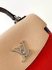 LV Lockme Ever BB Lockme Leather in Red 28cm | M53937 - 6