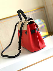 LV Lockme Ever BB Lockme Leather in Red 28cm | M53937 - 5