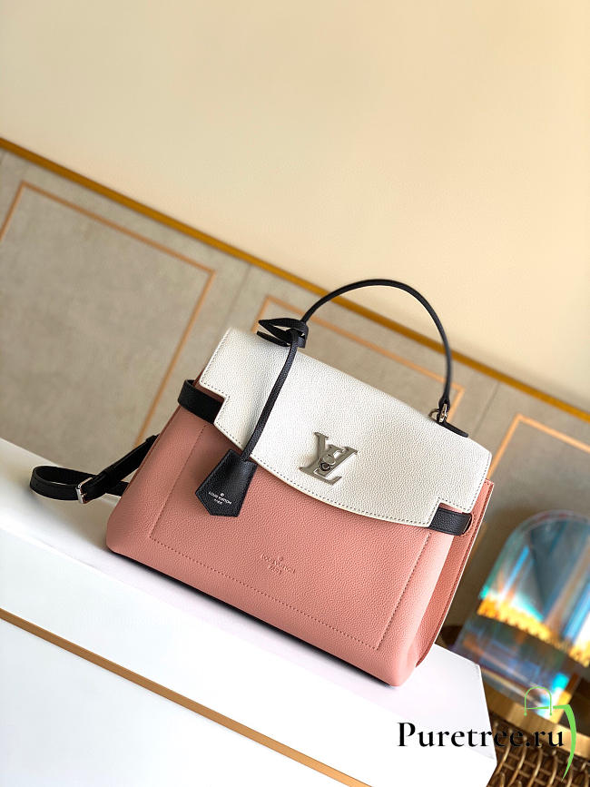 LV Lockme Ever MM Lockme Leather in Pink 33cm | M53937 - 1