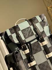 LV Christopher PM Damier Graphite Canvas in Grey & Blue | N41379 - 2