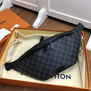 LV Discovery Bumbag Monogram Eclipse Canvas in Grey | M43644 - 1