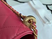 Chanel Calfskin Wallet Chain Strap WOC 2021 Pink | AP2289   - 2