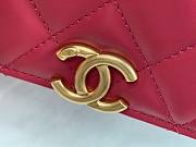 Chanel Calfskin Wallet Chain Strap WOC 2021 Pink | AP2289   - 3