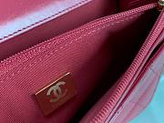 Chanel Calfskin Wallet Chain Strap WOC 2021 Pink | AP2289   - 6