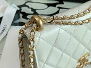 Chanel Calfskin Wallet Chain Strap WOC 2021 White | AP2289 - 4