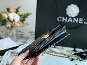 Chanel Calfskin Wallet Chain Strap WOC 2021 Black | AP2289 - 5