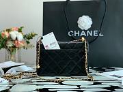 Chanel Calfskin Wallet Chain Strap WOC 2021 Black | AP2289 - 4