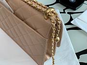 Chanel Calfskin Wallet Chain Strap WOC 2021 Dark Beige | AP2289 - 3