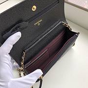 Chanel Grained Calfskin Wallet on Chain WOC Black/Gold - 4