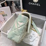 Chanel 19 Iridescent Calfskin Large Flap Bag White 2021 | AS1161 - 2