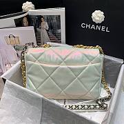 Chanel 19 Iridescent Calfskin Large Flap Bag White 2021 | AS1161 - 5