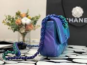 Chanel 19 Tie and Dye Calfskin Large Flap Bag | AS1161 - 5