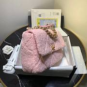 Chanel 19 Shearling Sheepskin Small Flap Bag Pink 26cm | AS1161 - 4