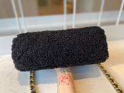 Chanel 19 Shearling Sheepskin Small Flap Bag Black 26cm | AS1161 - 3