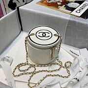 Chanel Lambskin Small Vanity Bag with Chain White | AP2193  - 1