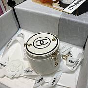 Chanel Lambskin Small Vanity Bag with Chain White | AP2193  - 6