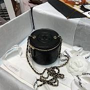Chanel Lambskin Small Vanity Bag with Chain Black | AP2193 - 1