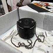Chanel Lambskin Small Vanity Bag with Chain Black | AP2193 - 4