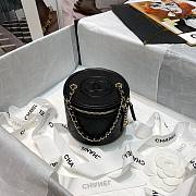 Chanel Lambskin Small Vanity Bag with Chain Black | AP2193 - 5