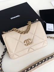 Chanel Quilted 19 Wallet on Chain WOCBeige 2019 | AP0957 - 1
