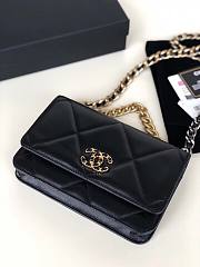 Chanel Quilted 19 Wallet on Chain WOC Black 2019 | AP0957 - 5