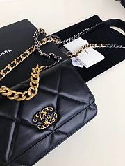 Chanel Quilted 19 Wallet on Chain WOC Black 2019 | AP0957 - 3