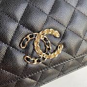 Chanel Calfskin Wallet on Chain Black 2020 | AP1794  - 2