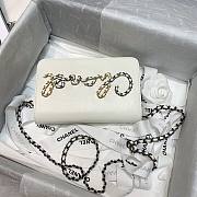 Chanel Calfskin Chain CHANEL Wallet on Chian WOC White 2020 - 2