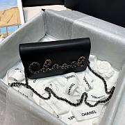 Chanel Calfskin Chain CHANEL Wallet on Chian WOC Black 2020 - 2