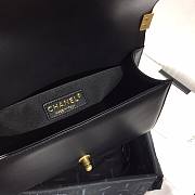 Chanel Original Lambskin Leather Boy Flap Bag Black 25 cm - 2