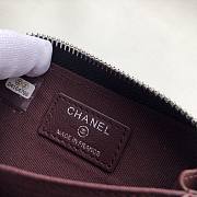 Chanel Lambkin Classic Zipped Card Holder  - 3