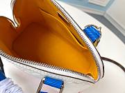 LV Alma BB handbag in White/Rose Monogram Vernis Leather | M91606 - 5