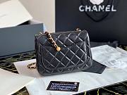 Chanel Lambskin & Gold-Tone Metal Mini Flap Bag Black | AS1786 - 5
