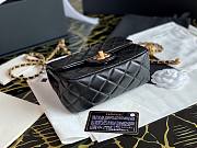 Chanel Lambskin & Gold-Tone Metal Mini Flap Bag Black | AS1786 - 3