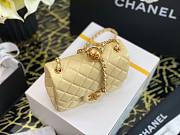 Chanel Lambskin & Gold-Tone Metal Mini Flap Bag Yellow | AS1786 - 3