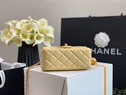 Chanel Lambskin & Gold-Tone Metal Mini Flap Bag Yellow | AS1786 - 4