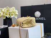 Chanel Lambskin & Gold-Tone Metal Mini Flap Bag Yellow | AS1786 - 5