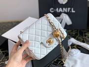 Chanel Lambskin & Gold-Tone Metal Mini Flap Bag White | AS1786 - 6
