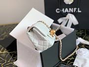 Chanel Lambskin & Gold-Tone Metal Mini Flap Bag White | AS1786 - 4