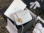 Chanel Lambskin & Gold-Tone Metal Mini Flap Bag White | AS1786 - 3