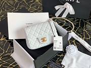 Chanel Lambskin & Gold-Tone Metal Mini Flap Bag White | AS1786 - 2
