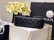 Chanel Lambskin & Gold-Tone Small Metal Flap Bag Black | AS1787 - 6