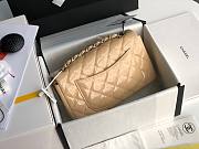 Chanel Quilted Patent Leather Small Flap Bag Brown / Gold 20cm - 5