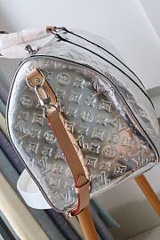 LV Keepall Bandouliere 45 Monogram Mirror coated canvas | M40569   - 3