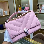 Bvlgari Serpenti Cabochon Leather Shoulder Bag Light Pink | 287993 - 6