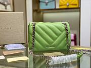 Bvlgari Serpenti Cabochon Leather Shoulder Bag Green | 287993 - 2