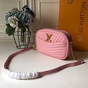 Louis Vuitton New Wave Camera Bag LV New Wave Leather Pink| M58677 - 5