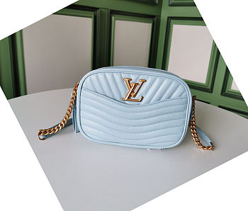 Louis Vuitton New Wave Camera Bag LV New Wave Leather Blue | M58677