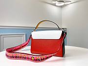 Louis Vuitton LVTwist MM White/ Red Epi Leather |  M55678 - 3